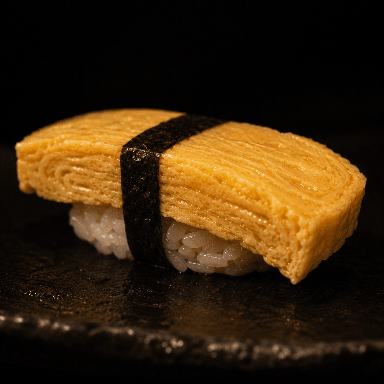 A slice of the chef's tamago